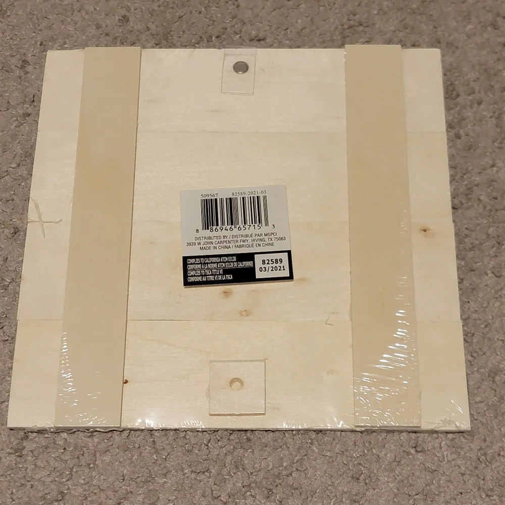 Lot Of 5 Wood Clip Board Frame Photo Frame 6 x 6 inch Photo NEW